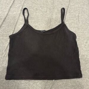 Croped lounging tank